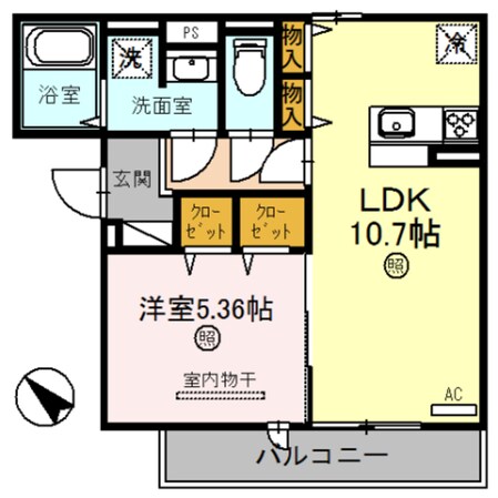 上沢駅 徒歩4分 3階の物件間取画像